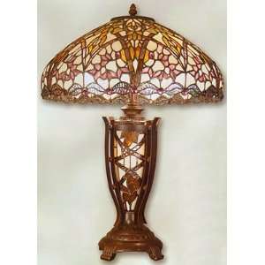  Antique Bronze Tiffany Lifestyles Autumn Lamp: Home 