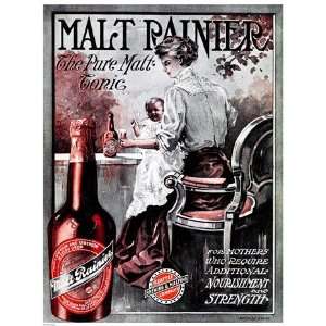  Malt Rainier Beer 18.00 x 24.00 Poster Print