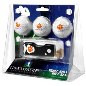  Clemson University Tigers 3 Golf Ball Gift Pack w/ Spring 