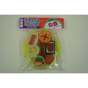  Iwako Mini Erasers (Yellow Restaurant 7pc) Everything 