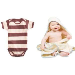  Organic Baby Boy Swaddle Set, Bodysuit and Sleepcap: Baby