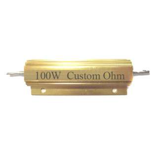 Custom ohm* 100W High Power Aluminium clad Resistor Tolerances 1% 100 