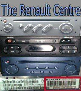 Renault Kangoo / Scenic / Espace RADIO CODE UNLOCK PIN  