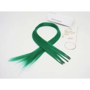   Color Hair Extensions New Generation Dark Green: Arts, Crafts & Sewing