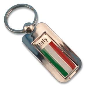  Silver Key chain Italy Inlay 