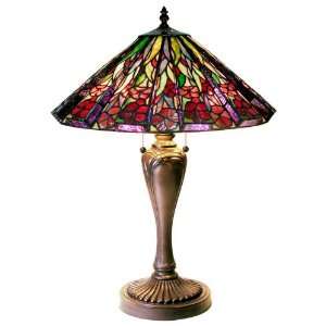  Peony Garden Floral Tiffany Style Table Lamp: Home 