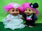 Troll Dolls Russ 7 Large Pink Bride and