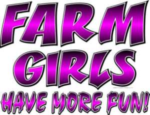 FARM GIRLS HAVE MORE FUN T SHIRT #8224 TRACTOR TRUCK  