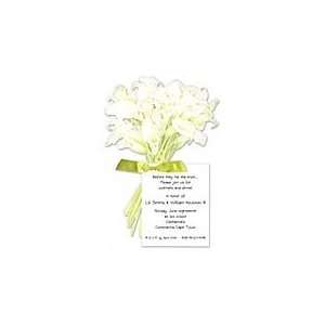  White Flowers Invitation Wedding Invitations Health 