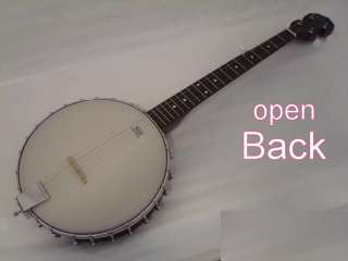 String Banjo, Open Back, Remo Head, Free Gig Bag  