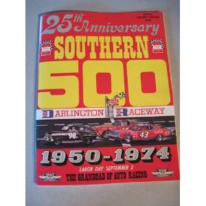  1976 Southern 500 Nascar Race Program NASCAR Books