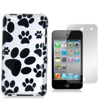 iPod Touch 4 Dog Paw Crystal Case Cover