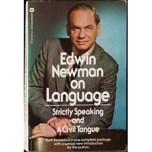    Edwin Newman on language (9780446974592) Edwin Newman Books