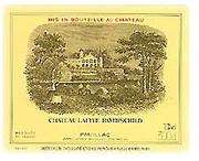 Chateau Lafite Rothschild 1986 