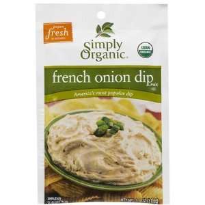  Simply Organic French Onion Dip 1.1 oz, 12 ct (Quantity of 