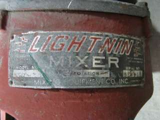 USED LIGHTNIN MIXER   MODEL 33G 25  