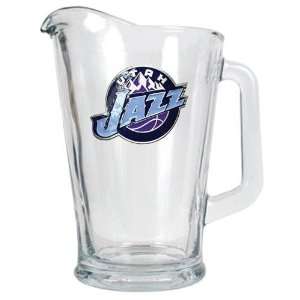  Utah Jazz NBA 60oz Glass Pitcher: Kitchen & Dining