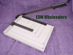 NEW! PAPER CUTTER   15 inch x 12 inch  METAL BASE TRIMMER  