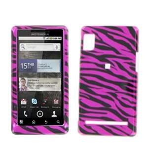   Cell Phone Hot Pink/Black Zebra Protective Case Faceplate Cover Cell
