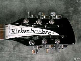 NEW 2011 RICKENBACKER 370 12 STRING JETGLO 370/12 BLACK GUITAR and 