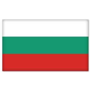  Bulgaria Bulgarian Flag car bumper sticker 5 x 4 