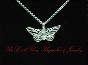Butterfly Cremation Jewelry Ashes Urn With Necklace  