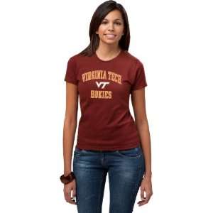  Virginia Tech Hokies Womens Perennial T Shirt: Sports 