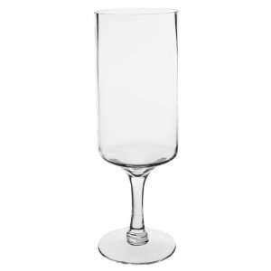  Hurricane Candle Holder, Vases, H 16, Open D 6, Clear (4 