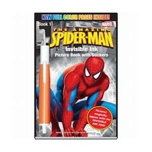  Marvel The Amazing Spiderman Invisible Ink & Magic Pen 