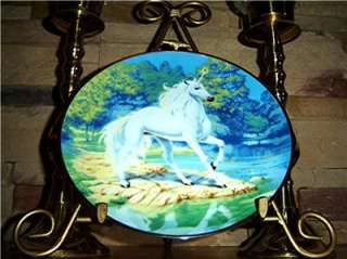 REFLECTIONS OF THE DIAMOND UNICORN FRANKLIN Horse Plate  