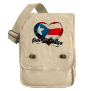   Bag Khaki Puerto Rican Sweetheart Puerto Rico Flag 