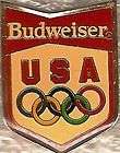 budweiser olympic pins  