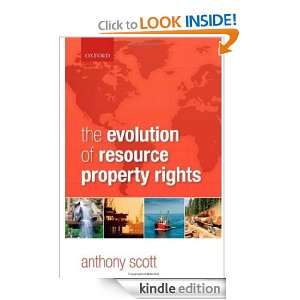   of Resource Property Rights eBook Anthony Scott Kindle Store