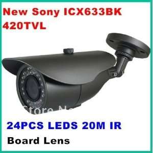 surveillance camera equipment 1/3 ccd 420tvl 24pcs 