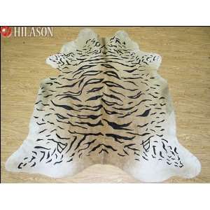  Tiger Print Hair On Leather Pure Brazillian Cowhide Skin 