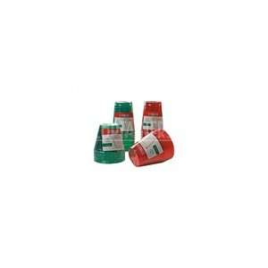  9 Oz Assorted Plastic Tumblers 288 Red and 96 Green 384 CT 