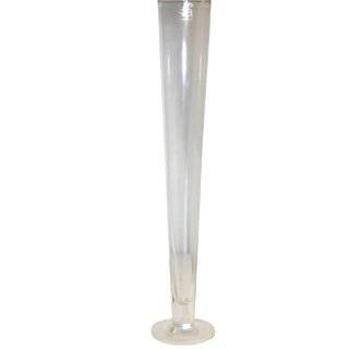 Extra Tall Flower Marker Clear Glass Vase