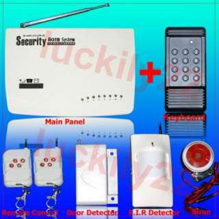   GSM Security Alarm System/Alarms/SMS/Call/Autodial+Keyboard  
