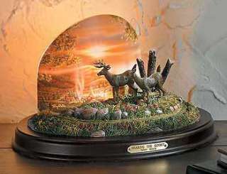 Terry Redlin Warm glow Accent Lamp SHARING THE SUNSET  