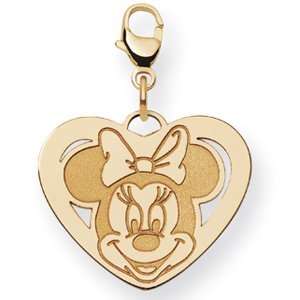   Heart Charm 5/8in   Gold Plated/Gold Plated Sterling Silver Jewelry