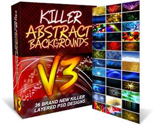 Killer Abstract Backgrounds V3   36 Killer Layered PSD  