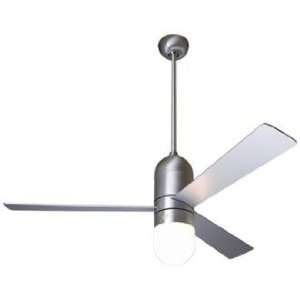  52 Cirrus Brushed Aluminum Ceiling Fan with Light Kit 
