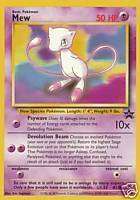 MEW Pokemon Rare PROMO Black Star Card #8 1998  