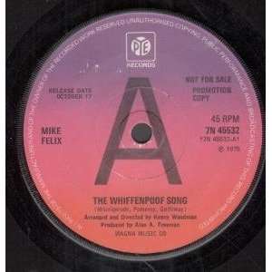  WHIFFENPOOF SONG 7 INCH (7 VINYL 45) UK PYE 1975 MIKE 