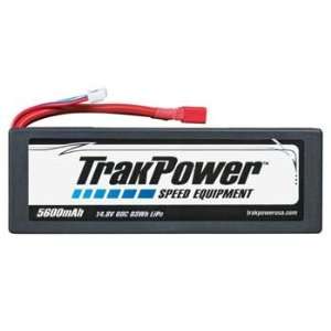 TrakPower   LiPo 4S 14.8V 5600mAh 60C Hard Case w/Deans (R/C Cars 