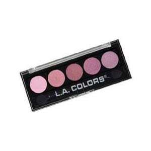  L.A. Colors 5 Color Metallic Eye Shadow  Wine and Roses 