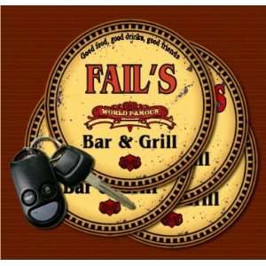  FAILS Family Name Bar & Grill Coasters
