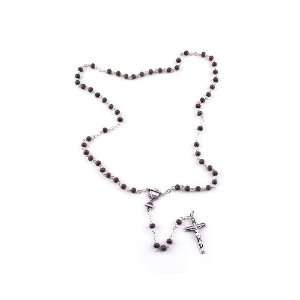  Brown Wood Communion Rosary Jewelry