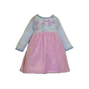    Baby Lulu T  Dresses Baby Girls Lavender Chenille T dress: Baby