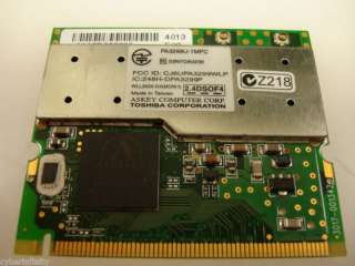 Toshiba Satellite A35 PA3299U 1MPC Wireless Mini PCI  